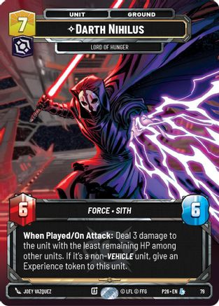 Darth Nihilus - Lord of Hunger (79) (79) - Sector and Regional Promos Season 1 Foil