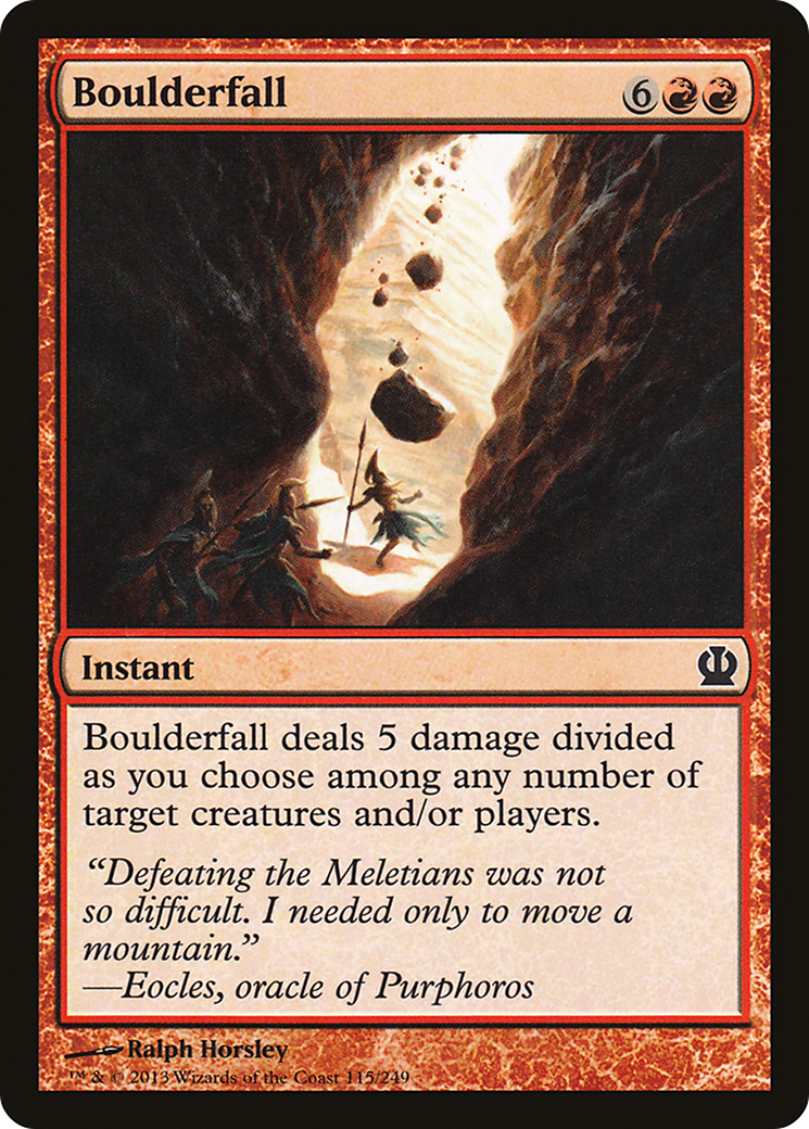 {C} Boulderfall [Theros][THS 115]