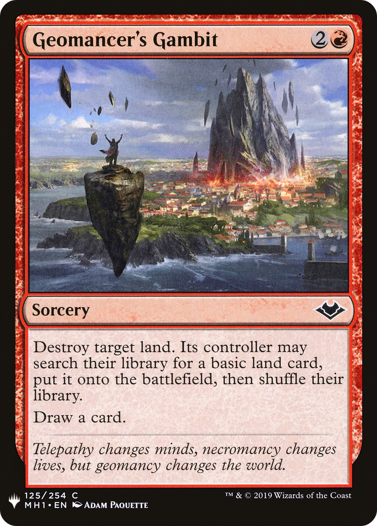 {C} Geomancer's Gambit [Mystery Booster][LS MH1 125]