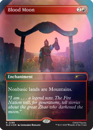 Blood Moon (Rainbow Foil) [SLD-2288]  Foil