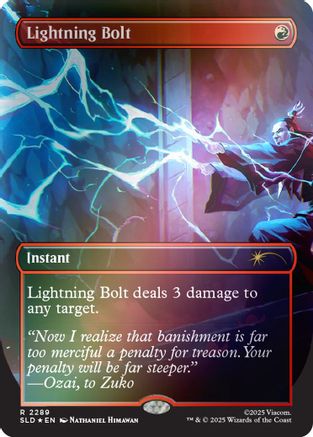 Lightning Bolt (2289) (Rainbow Foil) [SLD-2289]  Foil