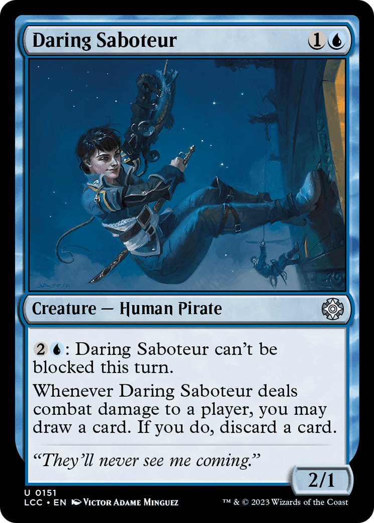 {C} Daring Saboteur [The Lost Caverns of Ixalan Commander][LCC 151]