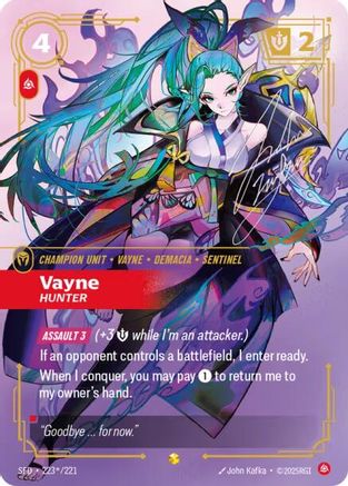 [RFB] Vayne - Hunter (Signature) (Foil) (223*/221) - Spiritforged