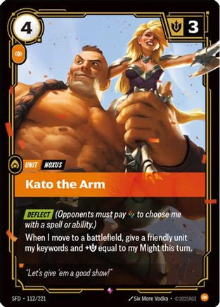 [RFB] Kato the Arm (Foil) (112/221) - Spiritforged