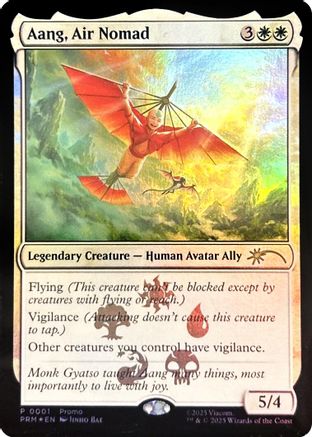 [@@MEDIA] Aang, Air Nomad [MEDIA 001]  Foil