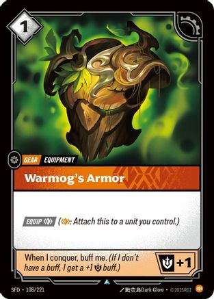 [RFB] Warmog's Armor (Foil) (108/221) - Spiritforged