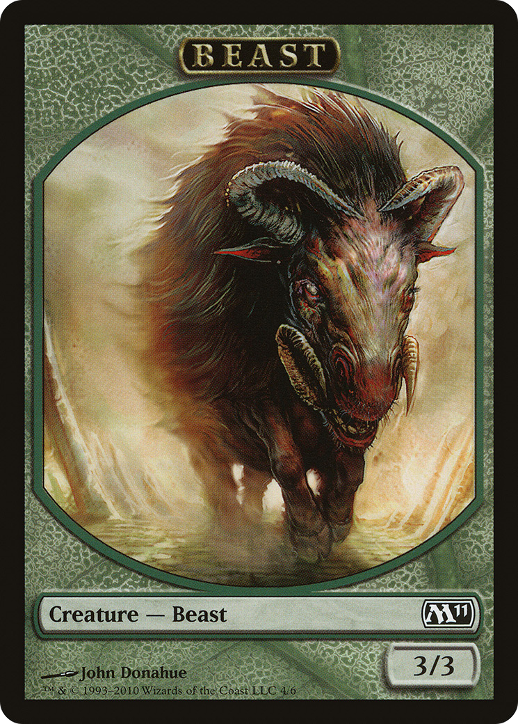 {T} Beast Token [Magic 2011 Tokens][TM11 004]