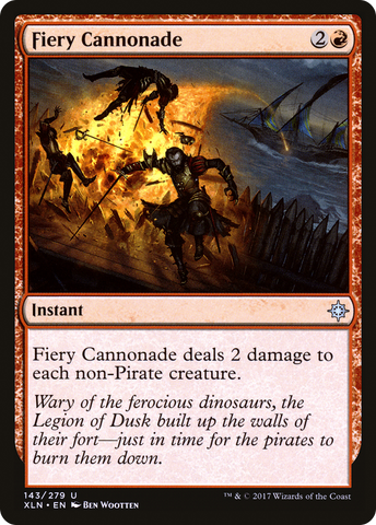{C} Fiery Cannonade [Ixalan][XLN 143]