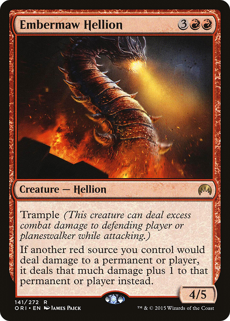 {R} Embermaw Hellion [Magic Origins][ORI 141]