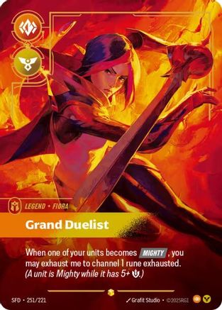 [RFB] Fiora - Grand Duelist (Overnumbered) (Foil) (251/221) - Spiritforged