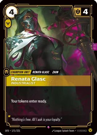[RFB] Renata Glasc - Industrialist (Foil) (171/221) - Spiritforged