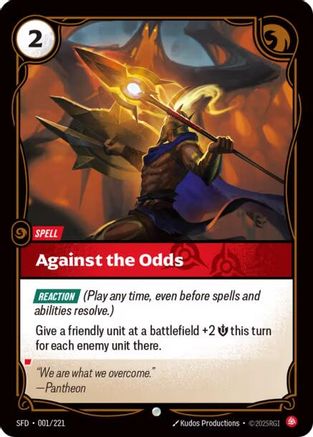 [RFB] Against the Odds (001/221) - Spiritforged