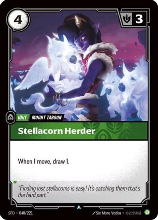 [RFB] Stellacorn Herder (Foil) (048/221) - Spiritforged