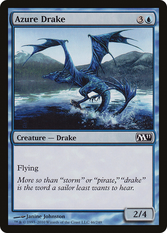 {C} Azure Drake [Magic 2011][M11 046]
