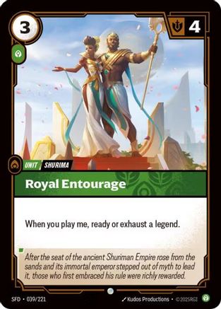 [RFB] Royal Entourage (Foil) (039/221) - Spiritforged
