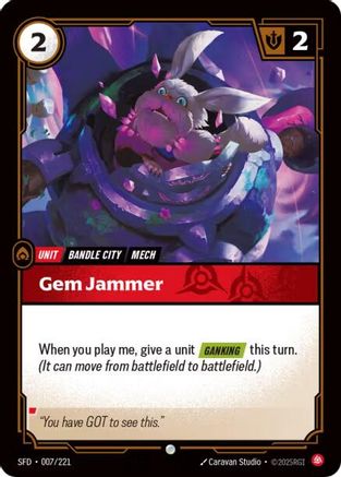 [RFB] Gem Jammer (Foil) (007/221) - Spiritforged