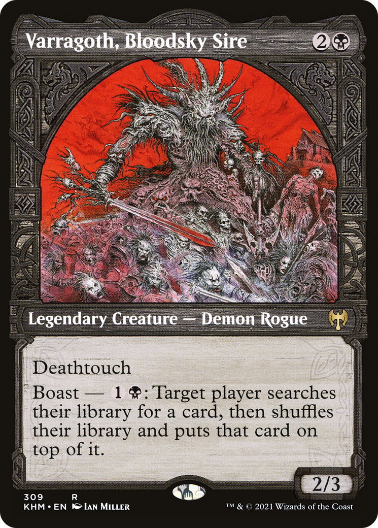 {R} Varragoth, Bloodsky Sire (Showcase) [Kaldheim][KHM 309]
