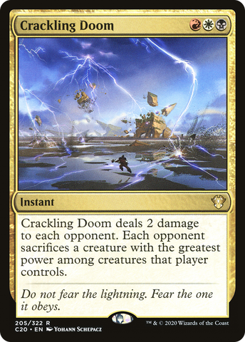 {R} Crackling Doom [Commander 2020][C20 205]