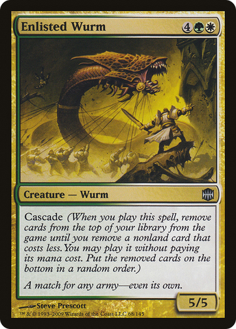 {C} Enlisted Wurm [Alara Reborn][ARB 068]