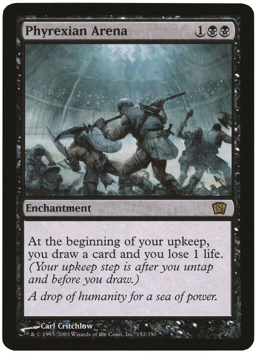 {R} Phyrexian Arena (Oversized) [Eighth Edition Box Topper][OVR 8ED 152]