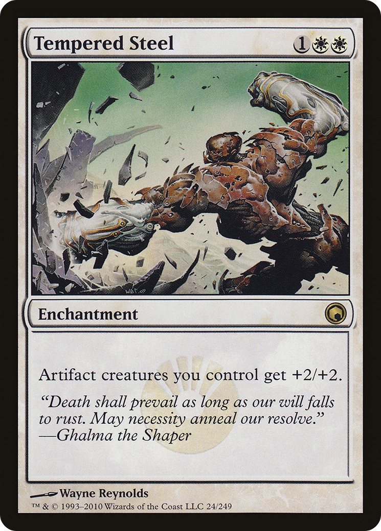 {R} Tempered Steel [Scars of Mirrodin][SOM 024]