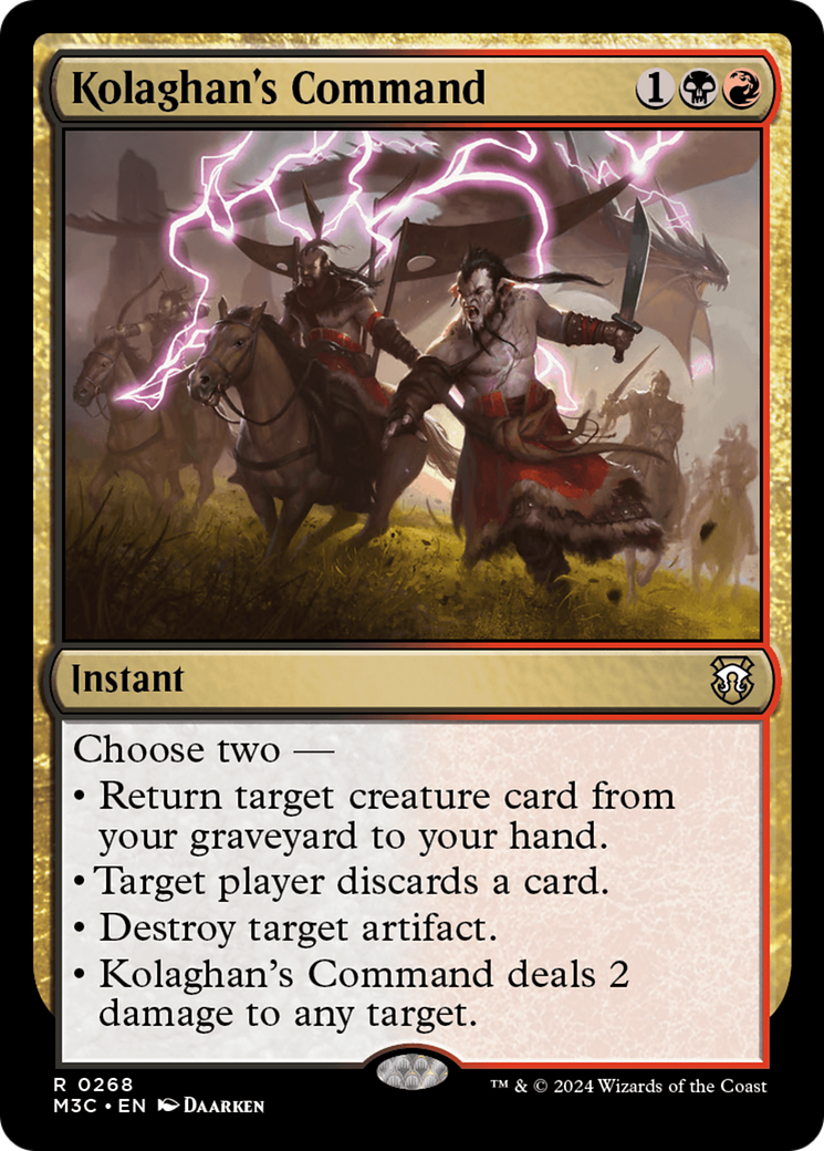 {R} Kolaghan's Command [Modern Horizons 3 Commander][M3C 268]
