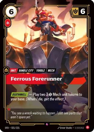 [RFB] Ferrous Forerunner (Foil) (021/221) - Spiritforged