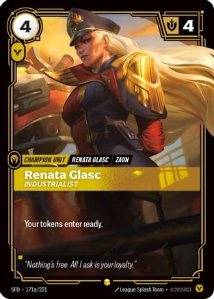 [RFB] Renata Glasc - Industrialist (Alternate Art) (Foil) (171a/221) - Spiritforged
