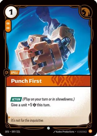 [RFB] Punch First (097/221) - Spiritforged