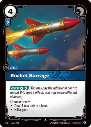 [RFB] Rocket Barrage (077/221) - Spiritforged