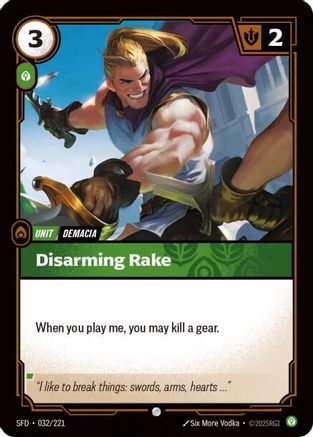 [RFB] Disarming Rake (032/221) - Spiritforged