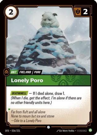 [RFB] Lonely Poro (036/221) - Spiritforged