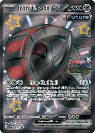 [PKM] Iron Treads ex (Paldean Fates Stamped) (073) Holofoil [Miscellaneous Cards & Products]
