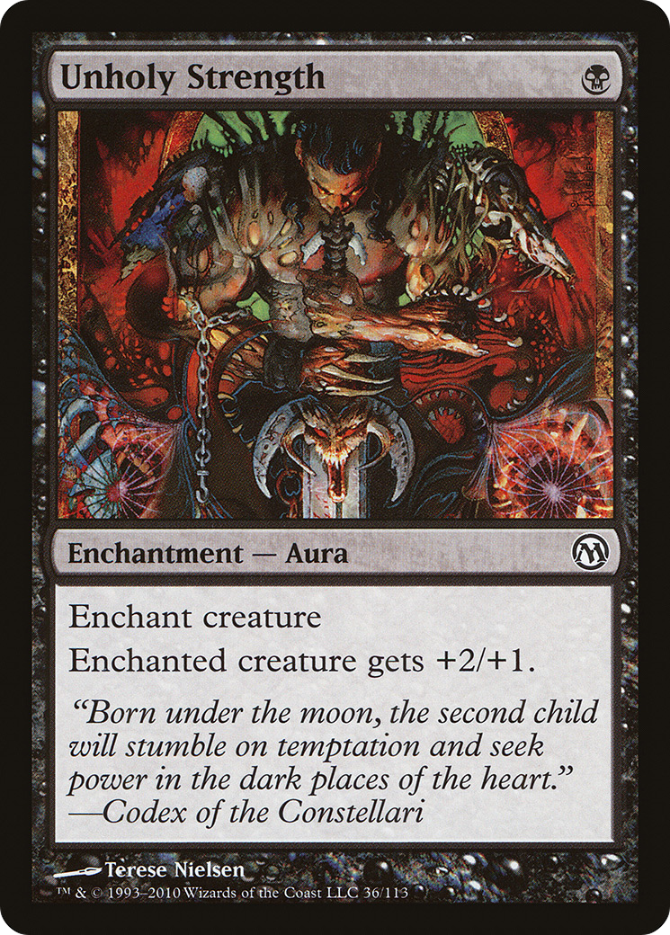 {C} Unholy Strength [Duels of the Planeswalkers][DPA 036]