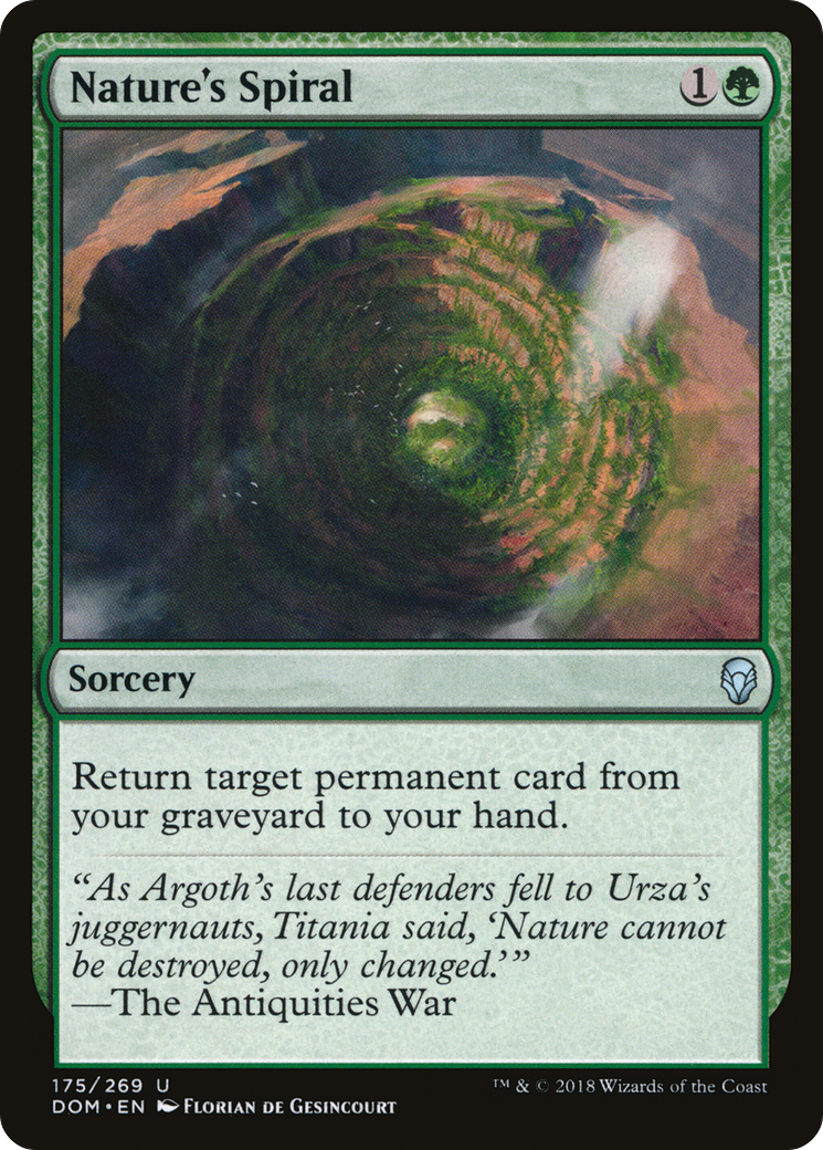 {C} Nature's Spiral [Dominaria][DOM 175]