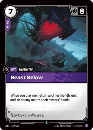 [RFB] Beast Below (132/221) - Spiritforged