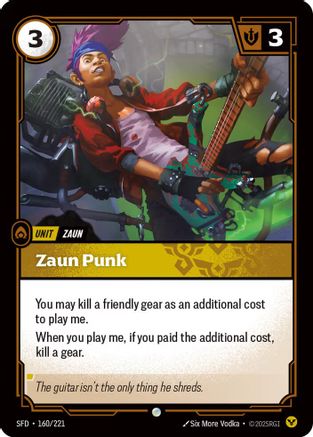 [RFB] Zaun Punk (Foil) (160/221) - Spiritforged