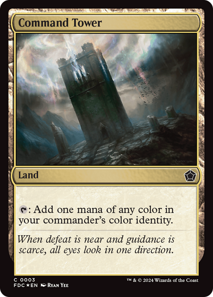 {C} Command Tower [Foundations Commander][FDC 003]