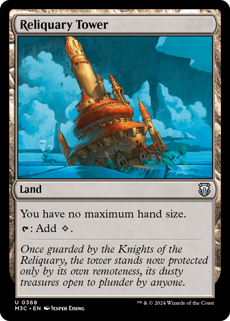{C} Reliquary Tower (Ripple Foil) [Modern Horizons 3 Commander][RPF M3C 368]