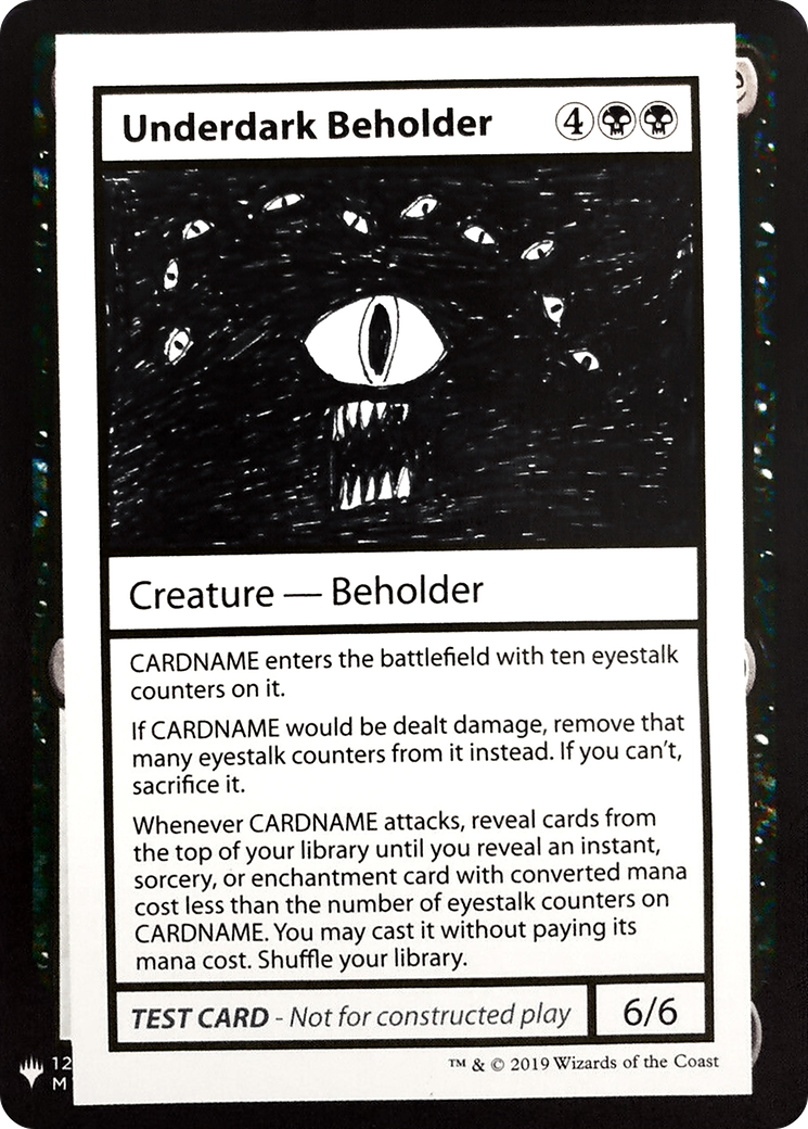 {R} Underdark Beholder [Mystery Booster Playtest Cards][CON CMB1 049]