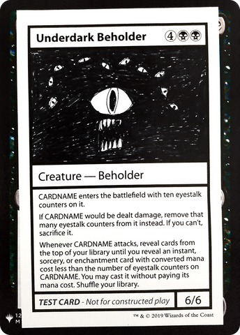 {R} Underdark Beholder [Mystery Booster Playtest Cards][CON CMB1 049]