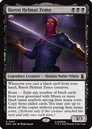 Baron Helmut Zemo [MSH 087]  Foil