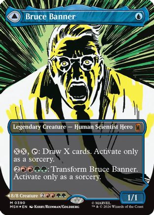 Bruce Banner (Borderless) [MSH 390]  Foil