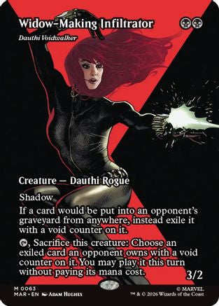 Widow-Making Infiltrator - Dauthi Voidwalker (Borderless) [MAR 063]  Foil