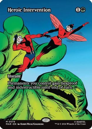 Heroic Intervention (0079) (Borderless) [MAR 079]  Foil