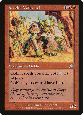 {C} Goblin Warchief [Scourge][SCG 097]