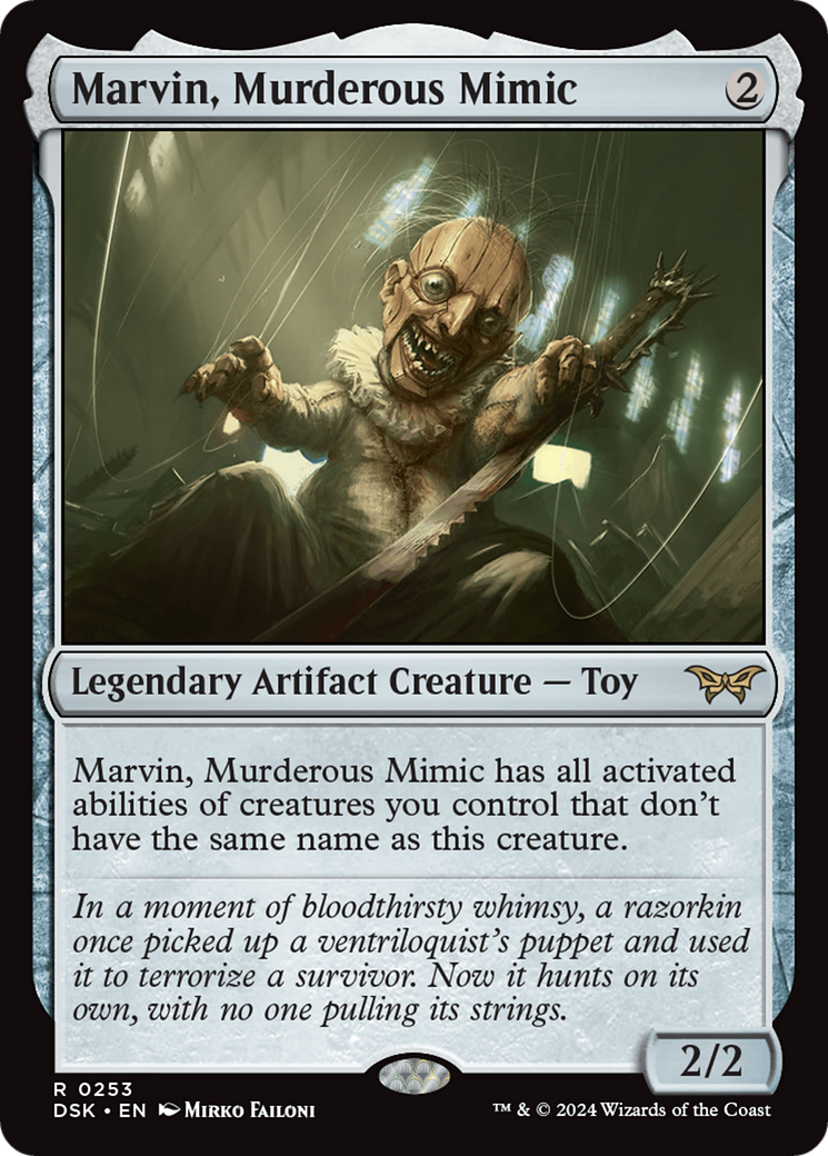 {@R} Marvin, Murderous Mimic [Duskmourn: House of Horror][DSK 253]