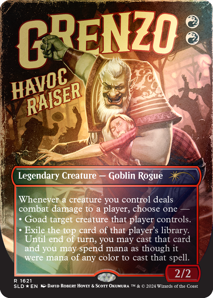 {R} Grenzo, Havoc Raiser (Rainbow Foil) [Secret Lair Drop Series][RBF SLD 1621]