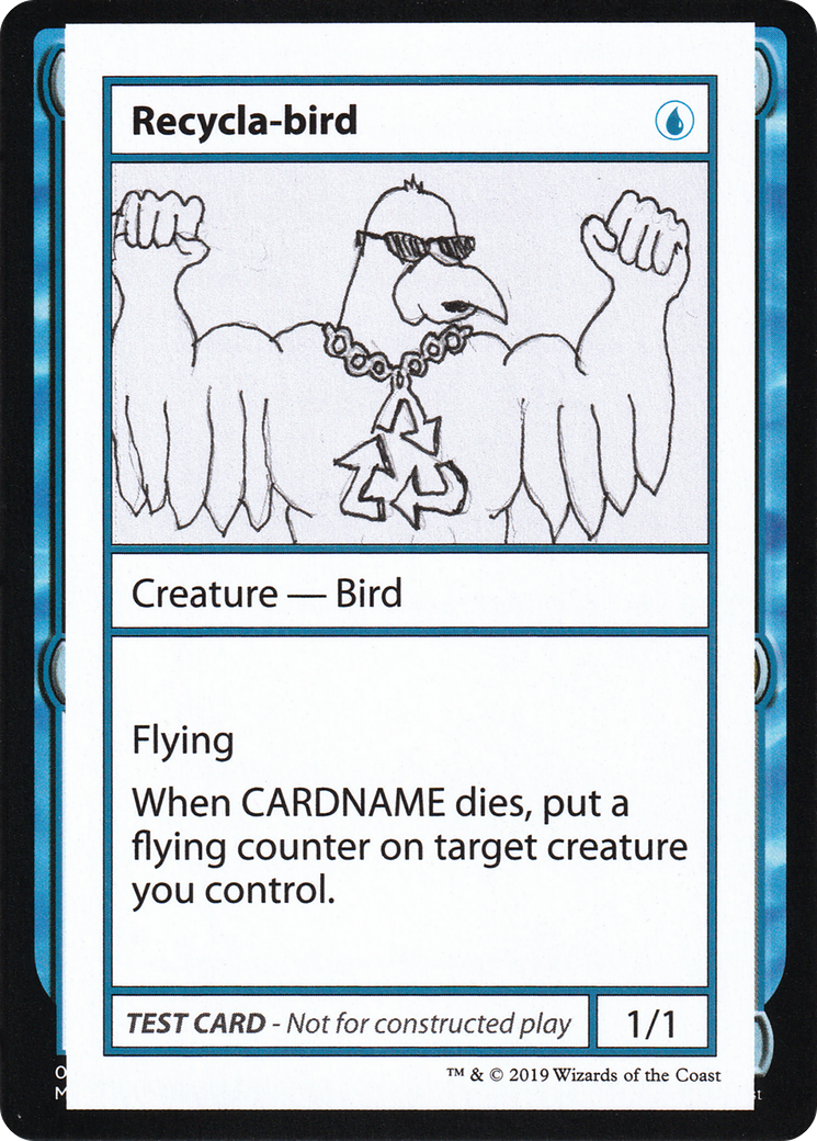 {R} Recycla-bird (2021 Edition) [Mystery Booster Playtest Cards][CMB1 028]