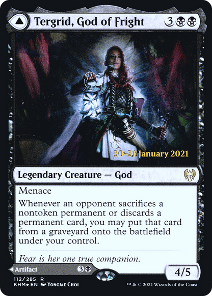 {R} Tergrid, God of Fright // Tergrid's Lantern [Kaldheim Prerelease Promos][PR KHM 112]
